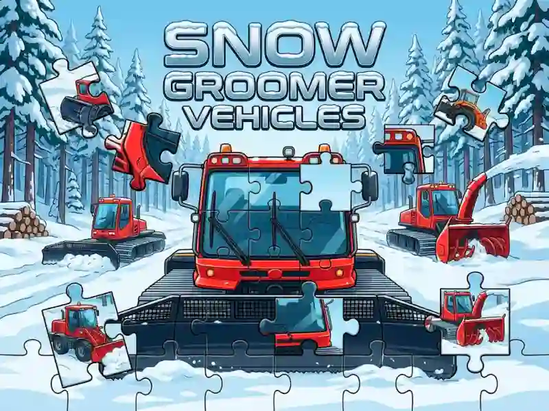 Logħba Snow Groomer Vehicles onlajn
