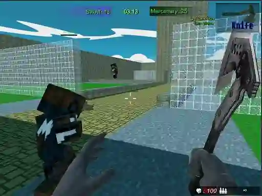 Logħba Pixel Fps SWAT Command onlajn