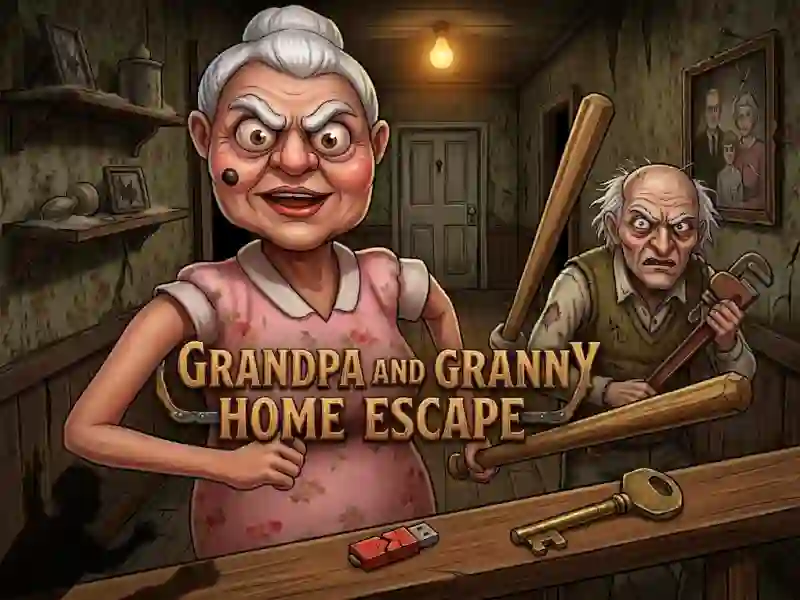 Logħba Grandpa And Granny Home Escape onlajn