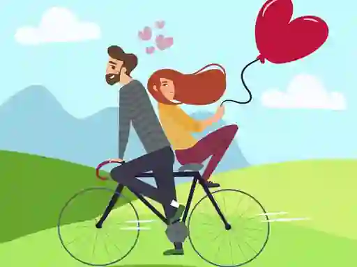 Logħba Couple in Love Jigsaw onlajn