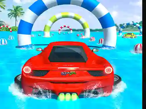 Logħba Water Surfing Car Stunts Car Racing onlajn