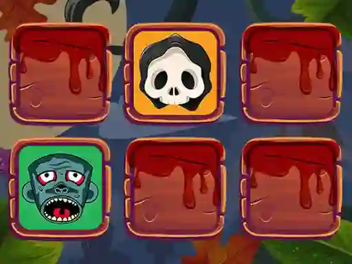 Logħba Halloween Faces Memory onlajn
