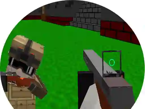 Logħba Blocky Gun 3d Warfare onlajn