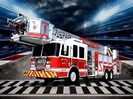 Logħba Fire Trucks Puzzle onlajn