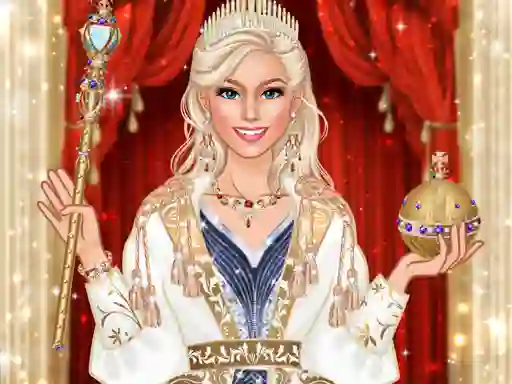 Logħba Queen Fashion Salon Royal Dress Up onlajn
