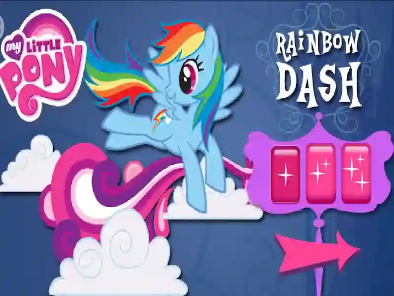 Logħba Rainbow Dash's Cloud Bump onlajn