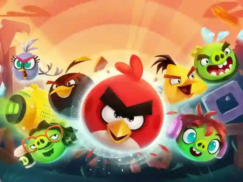 Logħba Angry Birds Mad Jumps onlajn
