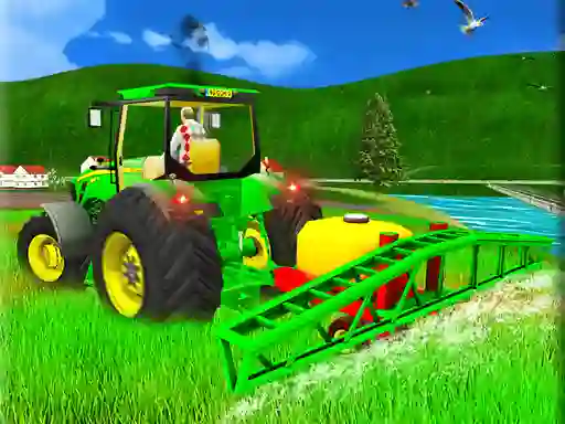 Logħba Indian Tractor Farm Simulator onlajn