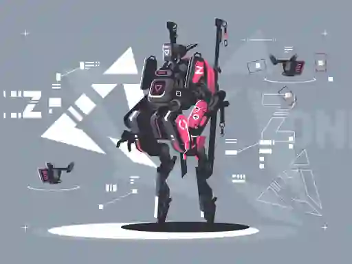 Logħba Alien Robot Warrior Hidden onlajn
