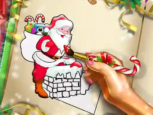 Logħba Santa Christmas Coloring onlajn