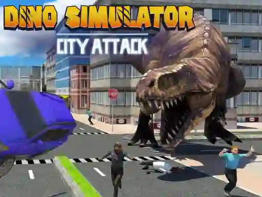 Logħba Dino Simulator City Attack onlajn