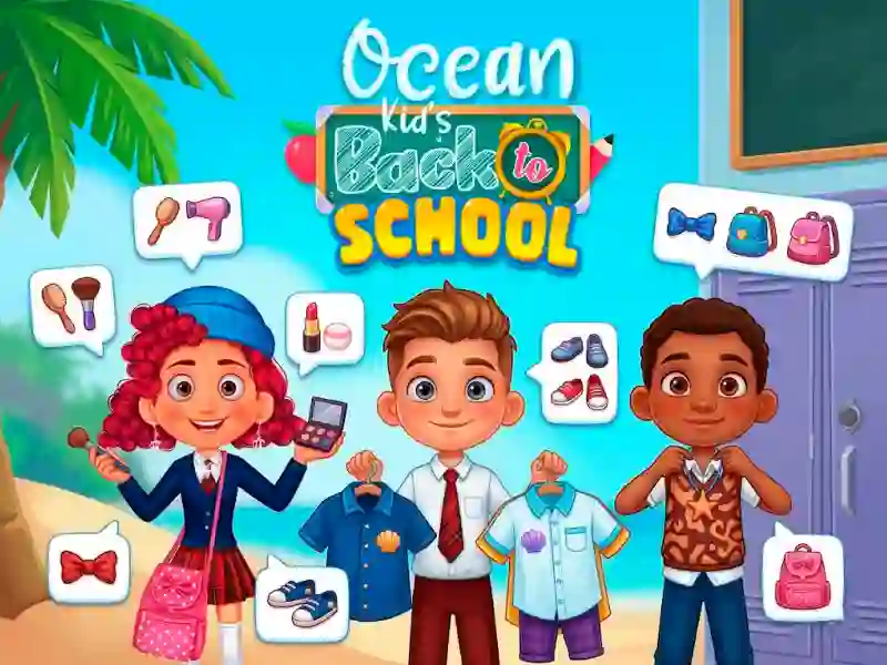 Logħba Ocean Kids Back To School onlajn
