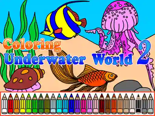 Logħba Сoloring Underwater World 2 onlajn