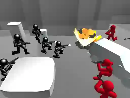Logħba Counter Stickman Battle Simulator onlajn