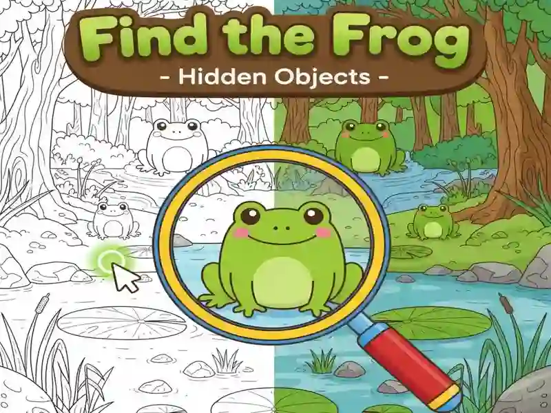 Logħba Find the Frog Hidden Objects onlajn