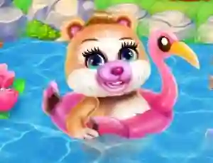 Logħba Cute Bear Caring onlajn