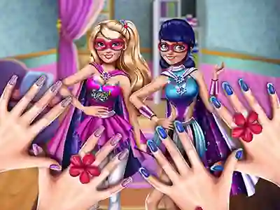 Logħba Princess Superheroes: Beauty Salon onlajn