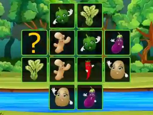 Logħba Vegetable Cards Match onlajn