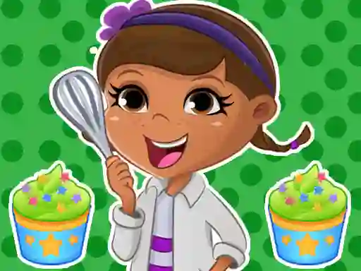 Logħba Dottie Doc Mcstuffins Cupcake Maker onlajn