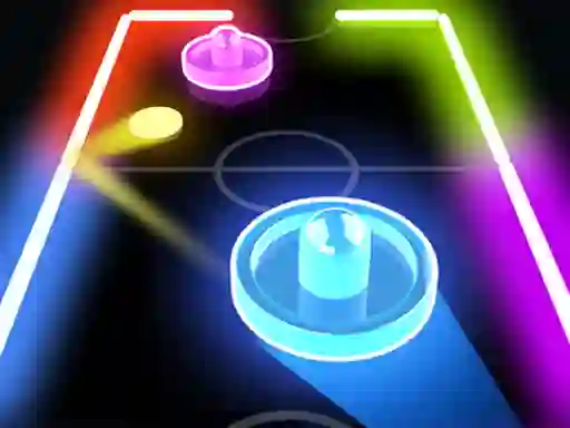 Logħba Glow Hockey HD onlajn