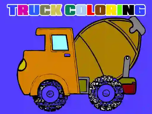 Logħba Trucks Coloring Book onlajn