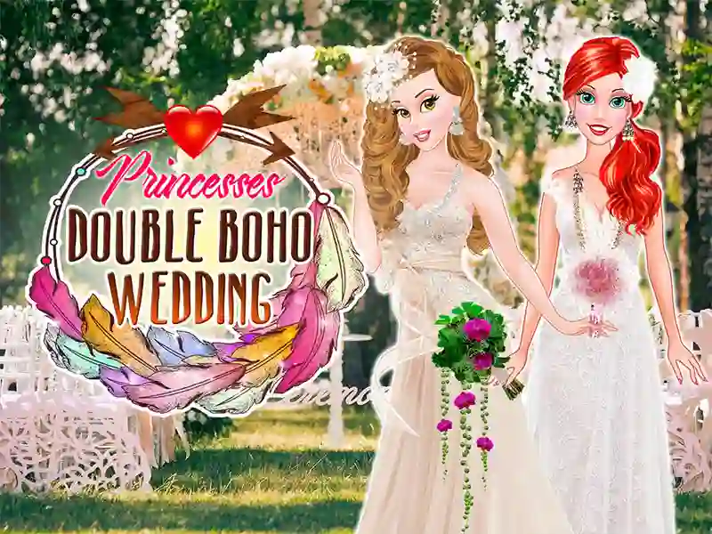 Logħba Princesses Double Boho Wedding onlajn