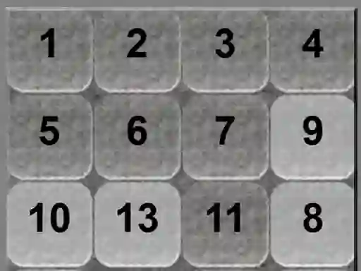 Logħba Classic Sliding Numbers onlajn