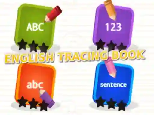 Logħba English Tracing Book onlajn