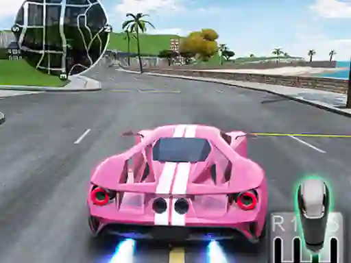 Logħba Traffic Zone Car Racer onlajn