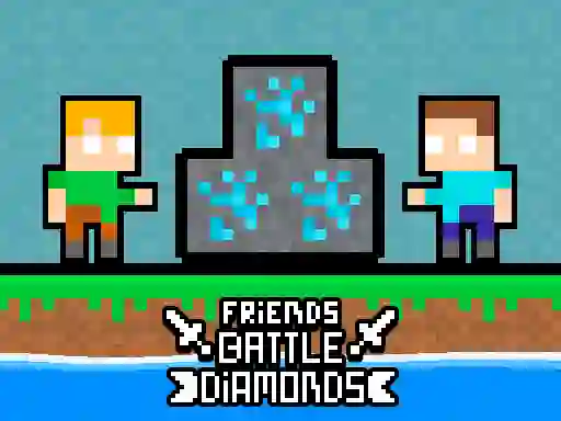Logħba Friends Battle Diamonds onlajn