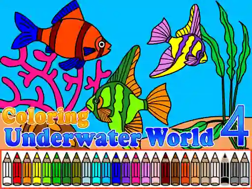 Logħba Coloring Underwater World 4 onlajn
