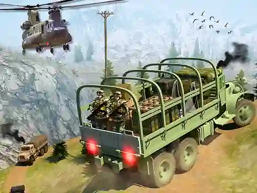 Logħba Army Cargo Transport Driving onlajn