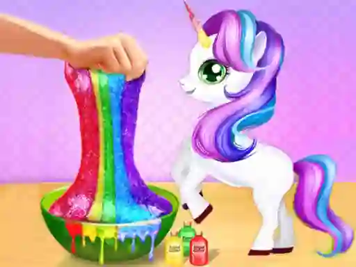 Logħba Unicorn Slime Maker onlajn