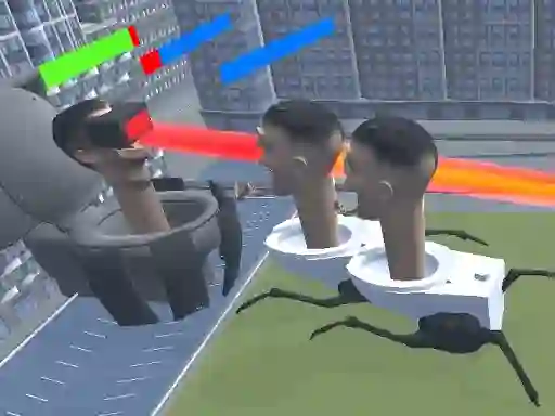 Logħba Merge Toilet Skib Fight onlajn