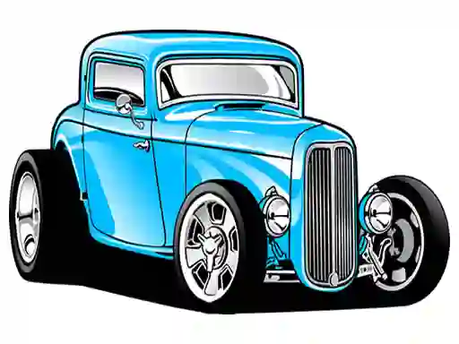 Logħba Hot Rod Coloring onlajn