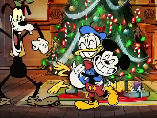 Logħba Preparing Mickey For Christmas Match 3 onlajn