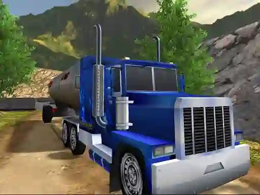 Logħba Oil Tank Truck Driving Sim onlajn