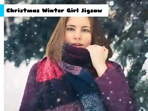 Logħba Christmas Winter Girl Jigsaw onlajn