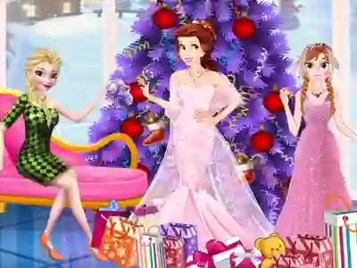 Logħba Girls Christmas Party Prep onlajn