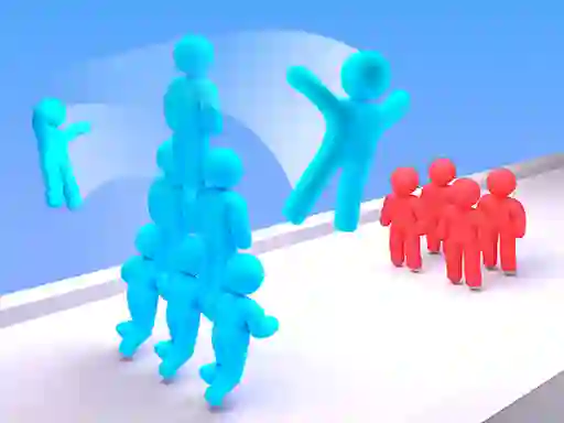 Logħba Crowd Stack Race 3D onlajn