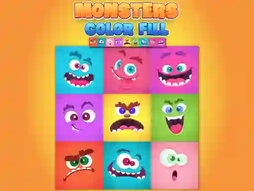Logħba Monsters Color Fill onlajn