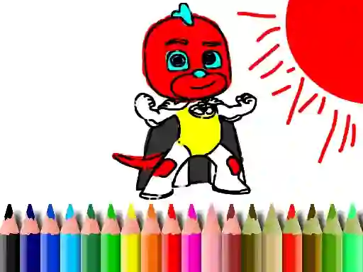 Logħba Back To School: Mask Boy Coloring onlajn