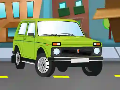 Logħba Russian Cars Differences onlajn