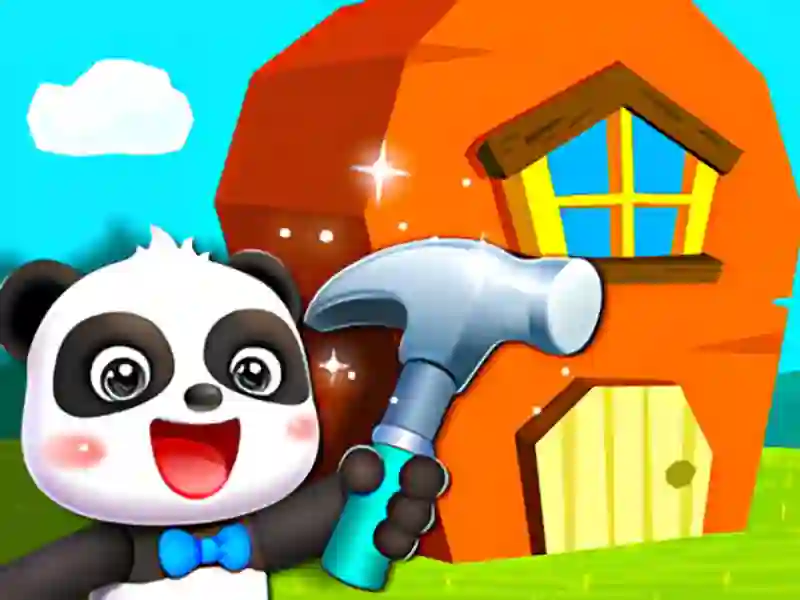 Logħba Baby Panda House Design onlajn