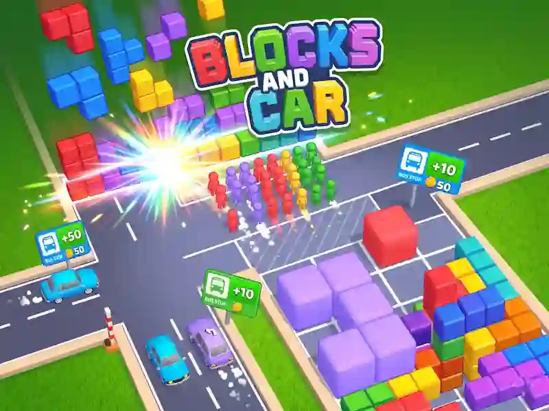 Logħba Blocks and Car onlajn