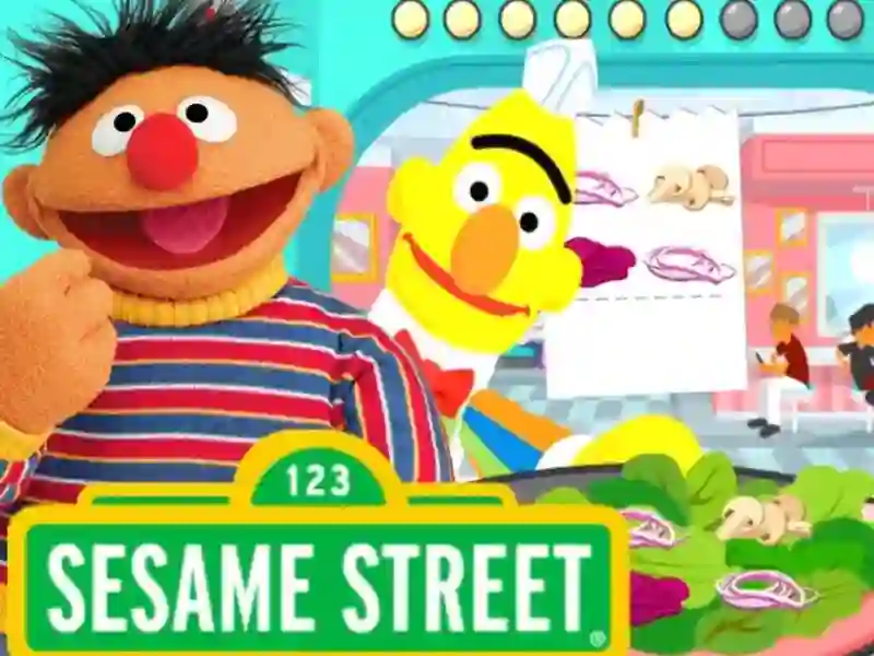Logħba 123 Sesame Street: Super Salad Diner onlajn