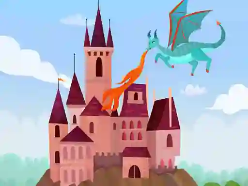 Logħba Little Baby Dragons Memory onlajn