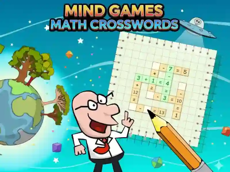 Logħba Mind Games Math Crosswords onlajn
