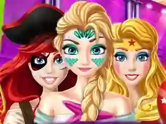Logħba Halloween Princess Party onlajn