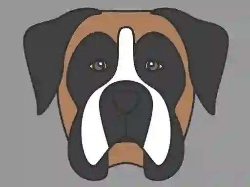 Logħba Doggy Face Coloring onlajn